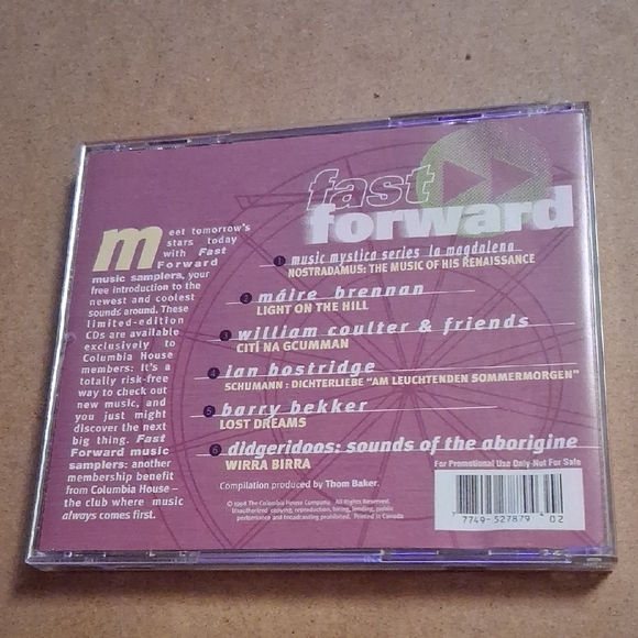 Fast Forward - 'Fast Forward' Music Sampler CD (Pink Cover) - Picture 7 of 10